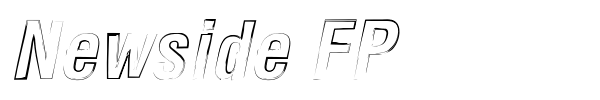 Newside FP font preview